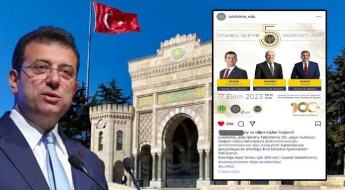‘Değerli Mezunumuz’. İmamoğlu’nun diploma iptalinin ardından İşletme Fakültesi’nin o paylaşımı gündem oldu