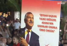 “Zeydan, Adana gibi başkan”. On binler belediye önüne akın etti