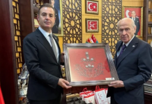 CHP’li Büyükşehir Belediye Başkanı Akın’dan MHP’ye ziyaret