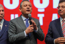 Özel, İmamoğlu ve Yavaş’tan ortak mesaj: ‘Türkiye’ye hep birlikte umut olacağız’